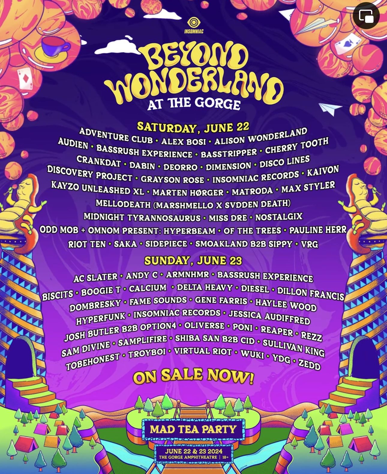 Beyond Wonderland 2024 At The GORGE