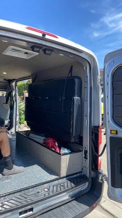 Camper Van Bed and Couch Futon