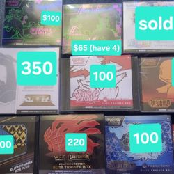 Pokemon Center ETB Boxes For Sale