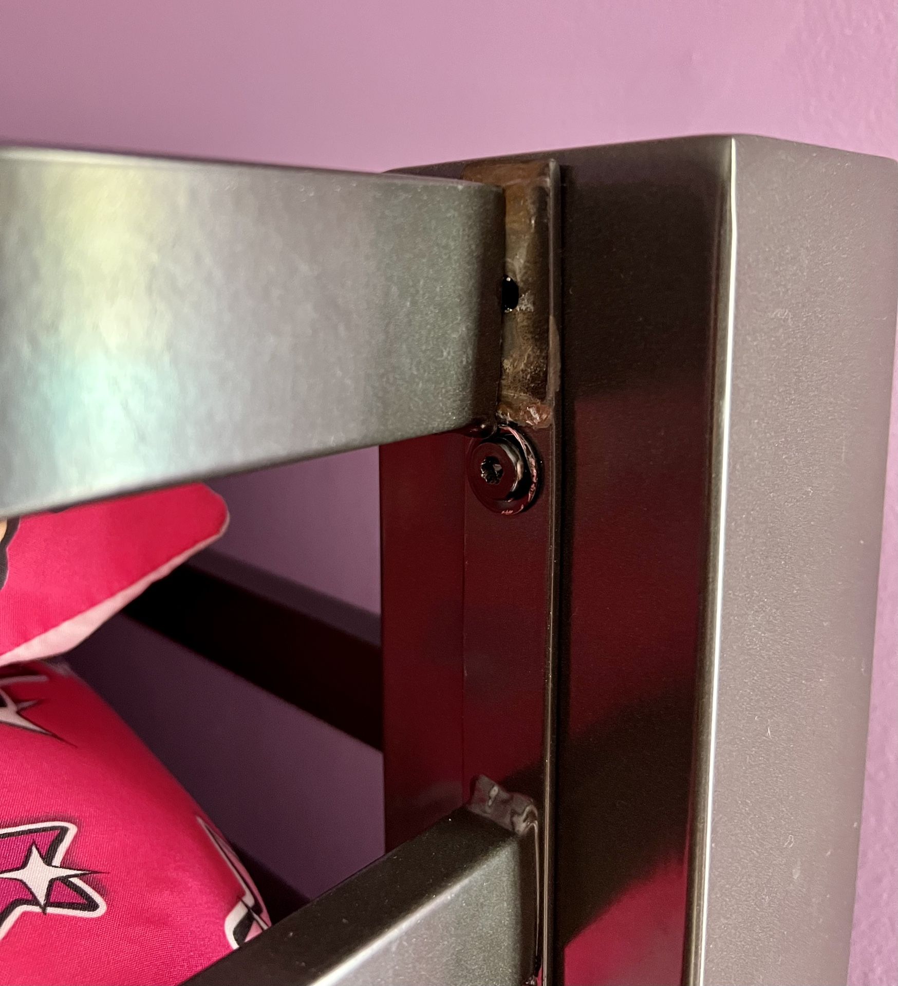 Twin Sized Loft Bed With Desk & Bookshelves