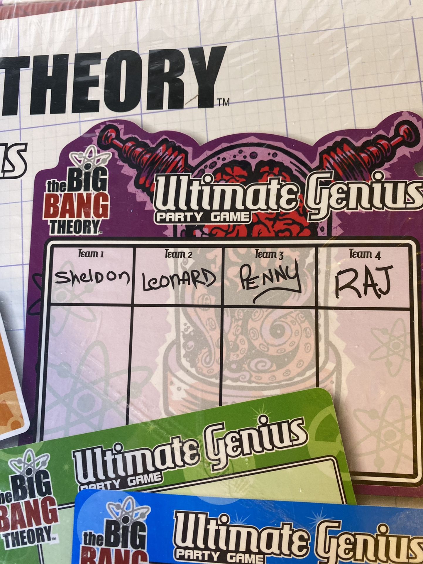 The Big Bang Theory Ultimate genius party Adult Board game Sealed