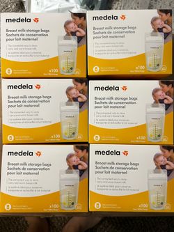 Mandela breast milk storage bags 6 oz