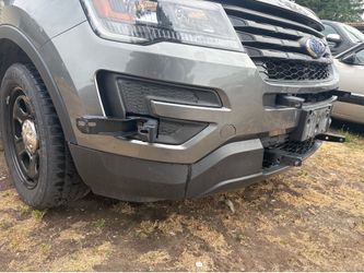 Front bumper push bard brackets