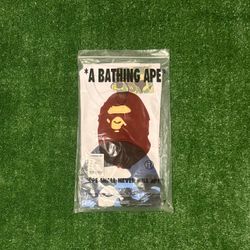 Bape tee White and Blue