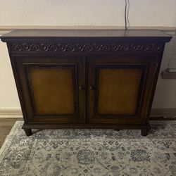 Antique Two Door Storage Cabinet 