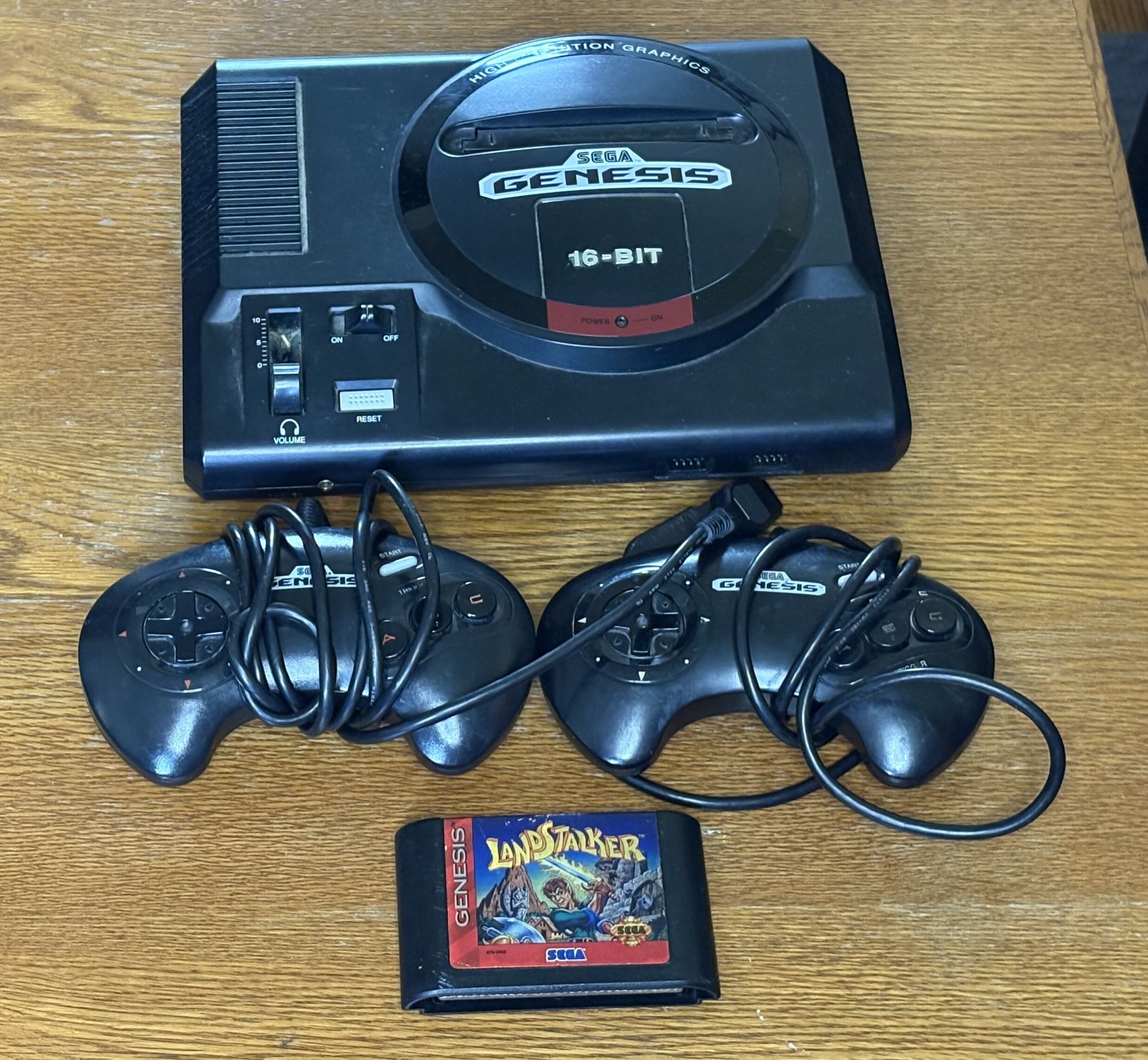 Sega Genesis TESTED WORKING