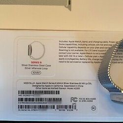 12/12

Apple Watch Series 6 (GPS + Cellular, 40mm) - Stainless Steel Milanese Loop Band

