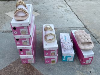 Sandalias de plástico tallas 9 10 y 11