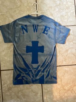 NWE Cross Graphic Bleach Dye T-Shirt