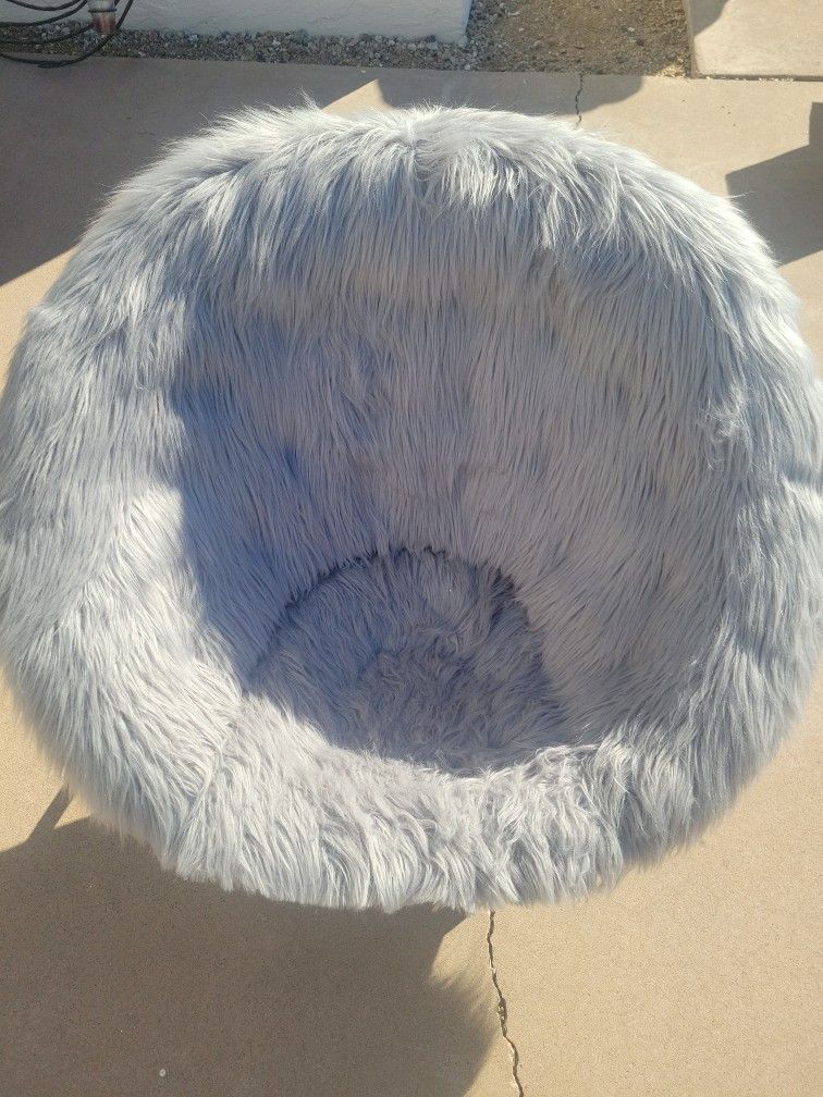 Pottery Barn Furlicious Faux-Fur Hang-A-Round Chair