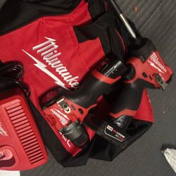 Milwaukee Fuel Drill & Impact New 