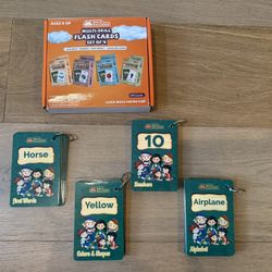 Toddler flash cards alphabets, numbers, colors, Shapes, first words