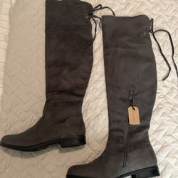 Beautiful Brand New High Knee Boots- Size 10
