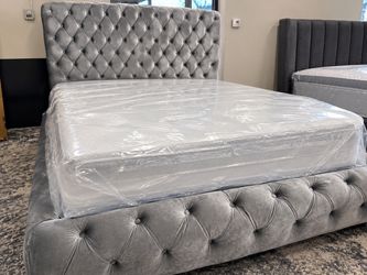 New amazing Queen size cooling gel memory foam mattress βοΈ shop with $0 down βοΈ Same day delivery βοΈ