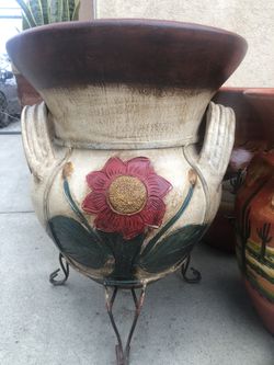 Large clay pots