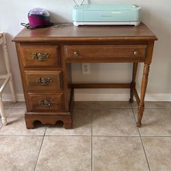 Wooden desk