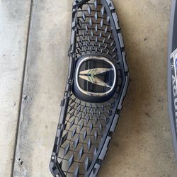 Grill With Acura Emblem Acura Rdx 2021