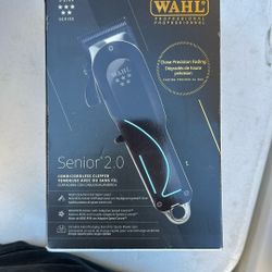 Wahl Professional 5-Star Senior 2.0 Cord/Cordless 8000 RPM Brushless Motor with Adaptive Speed, 5-Click Taper Lever, 150 Min Runtime, Fast-Charging Si