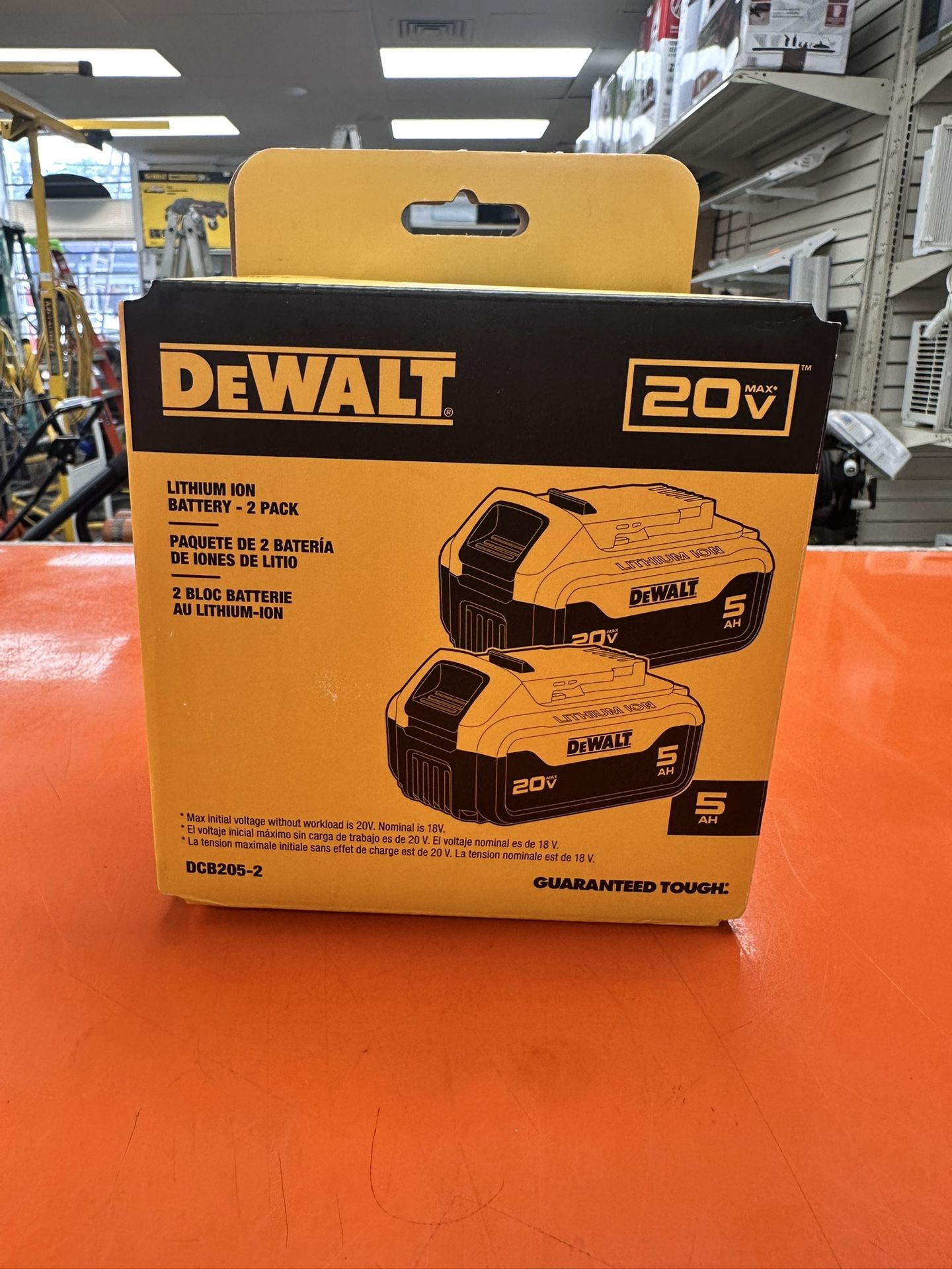 Dewalt DCB205-2 2 Pack 5.0Ah batteries