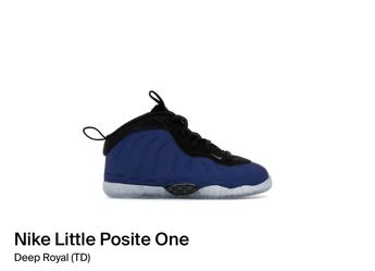 Nike Little Posite One (TD) HQ1961 400 Size 10c