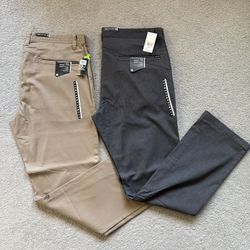 Volcom Men’s Frickin Modern Stretch Chino Pants Size 38 x 32 Brand New With Tags Attached 