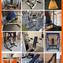 Gym Equipment, Lat, Leg, Chest & Smith Machines, Home Gyms, Leg Press, Rower, Dumbbell