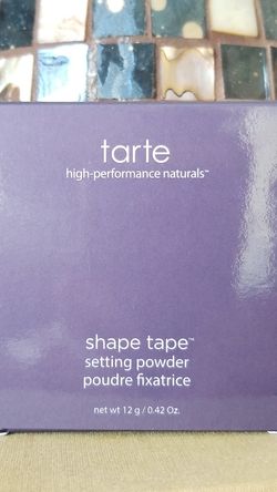 Tarte Shape Tape setting powder, high performance naturals. Brand new unused.