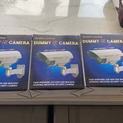 3 Real Looking Dummy Cameras