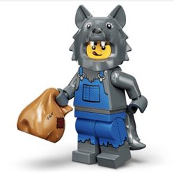 Lego Series 23 Wolf Costume Minifigure