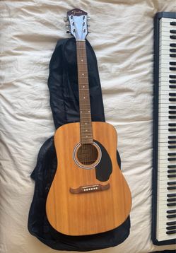 Fender FA-115 Acoustic Guitar with Gig Bag, NEVER USED