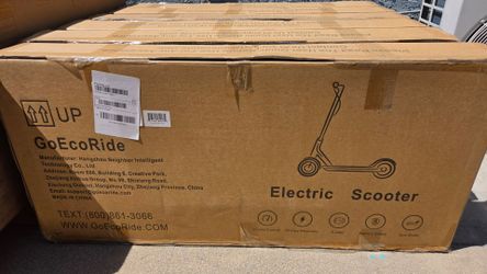 New unopened electric scooter box