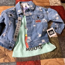 Boys Disney Mickey Mouse 2 Piece Top 