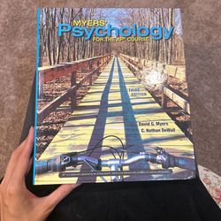 Myer's Psychology for the APPLE course