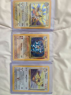 Base set pokemon cards for sale!