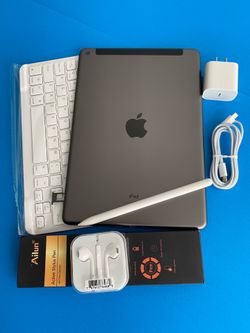 Apple ipad 9th generation 64GB WiFi + cellular unlocked with keybord, pen & Accessories