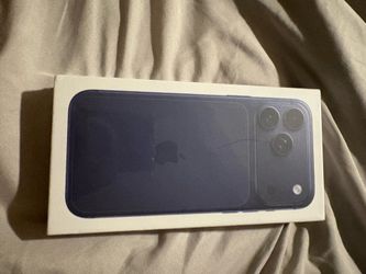 Blue iPhone 17 pro max
