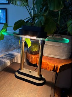 Vintage 1980s Postmodern Robert Sonneman for George Kovacs Bankers Desk Lamp – Memphis Style