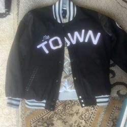 “THE TOWN” WARRIORS JACKET SILVER BLACK