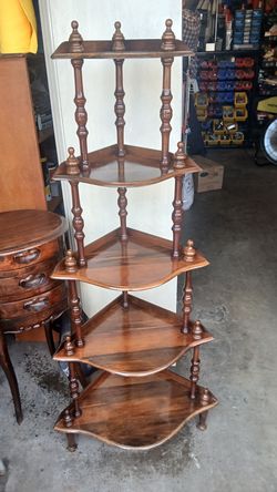 Antique 5 shelf