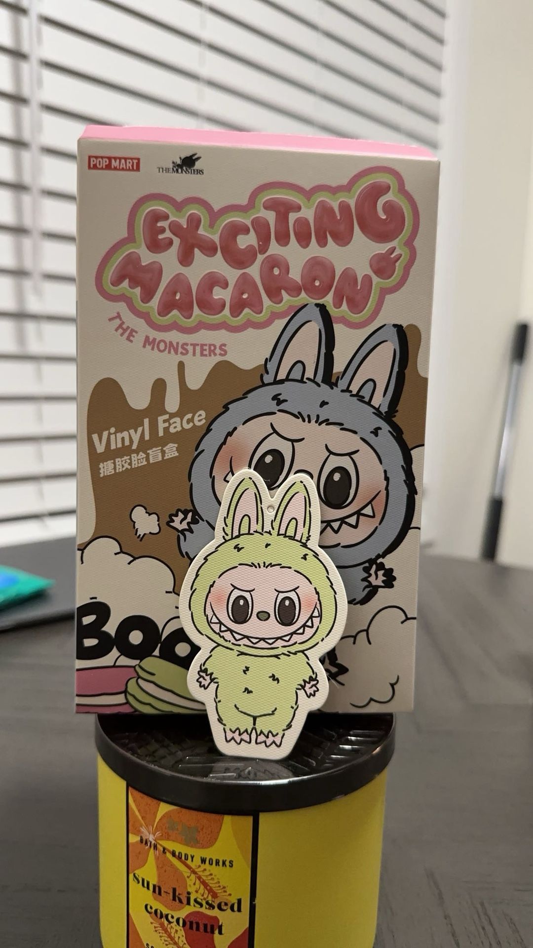 Exciting Macaron Green Grape Labubu