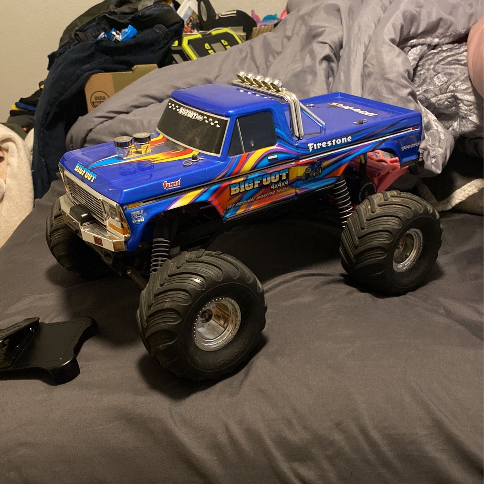 Traxxas Bigfoot Brushless 3s Upgraded