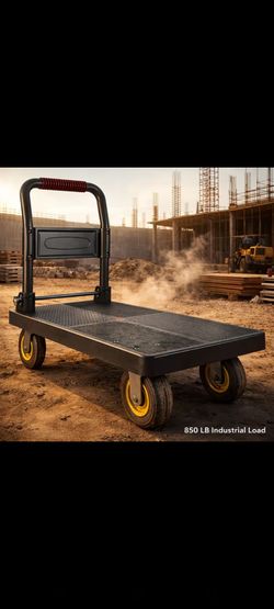 One-Step Industrial Folding Platform Truck