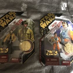 Star Wars Luke And Biggs Action Figures