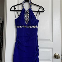 Brand New Designer Dress Blue 