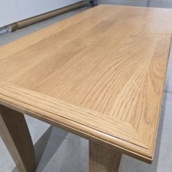 Solid White Oak End Table