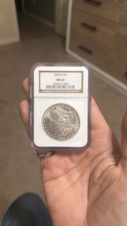 1884-O Morgan Silver Dollar NGC MS61