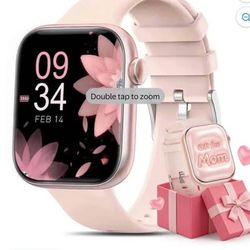 New 1.85''HD Men Womens Smart watch, Bluetooth Answer/Make Calls, 120+Sports Modes
