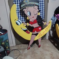 Betty Boops Valentine Yard Card