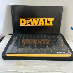 $100 Dewalt 3/8" Deep and Shallow METRIC / STANDARD Impact Sockets Set with Foam Tray DWMT45443 42pc