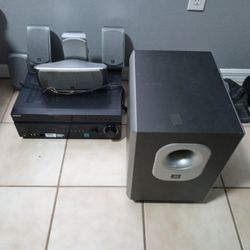 Jbl Surround Sound Sub Woofer Speakers And Reciver